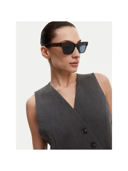 Слънчеви очила Trussardi зелено