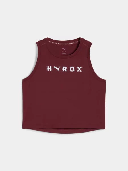 Майка спортивна PUMA Hyrox Clspn Thermo Crop Tank комбінований верх червоний