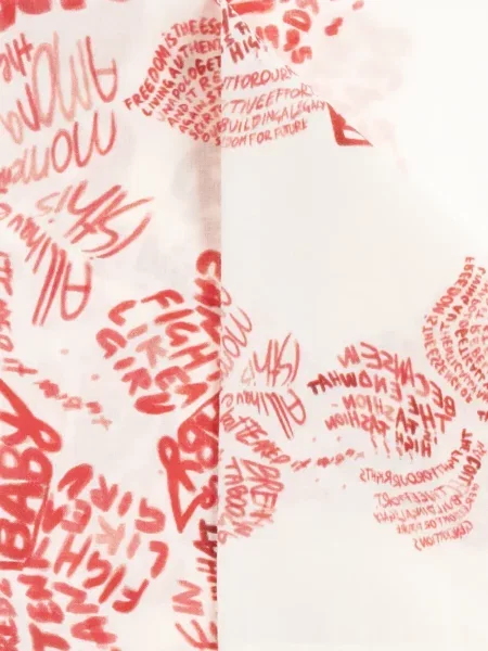 Fular Dsquared2 cu imagine alb