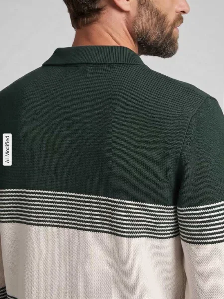 Sweter z czystej bawełny o kroju regular fit Selected