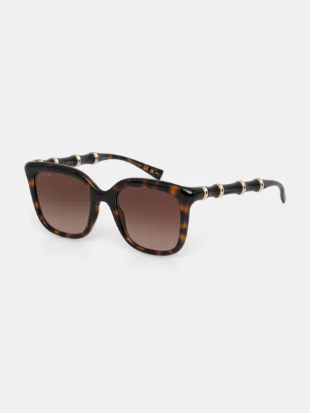 Gucci ochelari de soare pătrați pentru femei maro