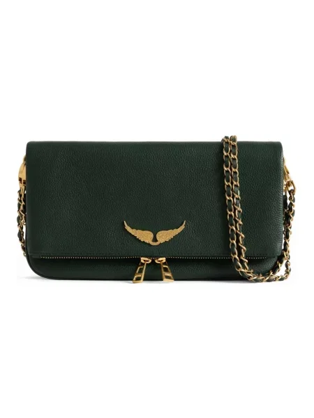 Torebka Zadig & Voltaire skórzana zielona