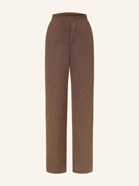 Weekend Max Mara Marlene Kalhoty Editta tmavě hnědá
