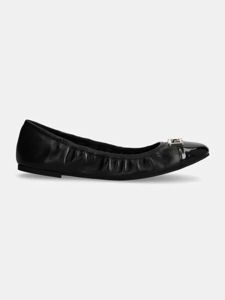Кожаные балетки Aldo черные