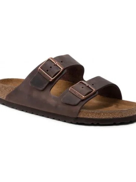 BIRKENSTOCK Papucs Arizona melír barna