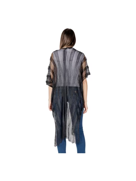 Ponczo Liu Jo z siateczką z siateczki czarne