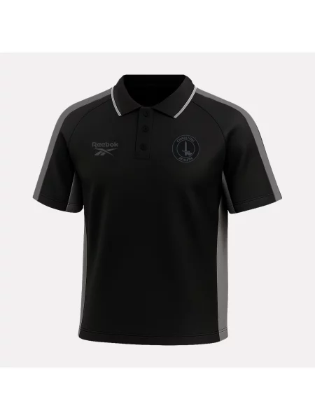 Reebok Polo podróżne Charlton Athletic dla mężczyzn male Black/Grey Size: S czarna