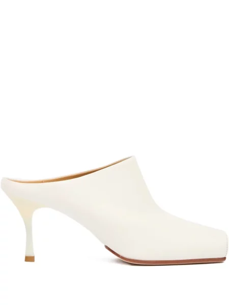 Papuci tip mules Mm6 Maison Margiela alb