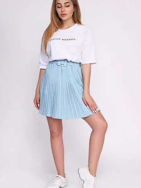 CARICA Спідниця міні блакитний