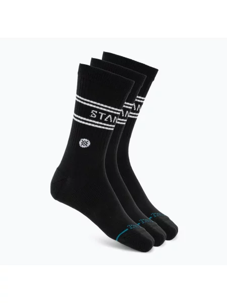 Шкарпетки Stance Vital Crew 3 pairs black чорні