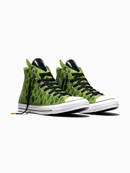Converse x Dragon Ball Chuck Taylor All Star HI platnene superge zelena