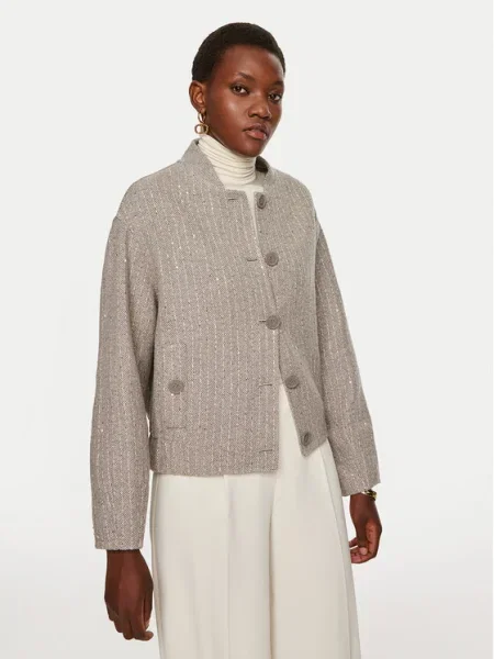 TWINSET Geacă bomber gri