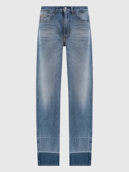 Джинси з ефектом потертості Maison Margiela Mm6 сині