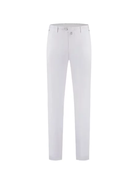 Pantaloni Kiton cu autograf alb