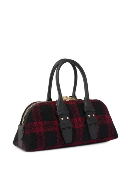 Καρό τσάντα shopper Pinko μαύρο