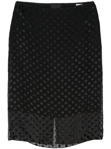 Fustă Givenchy cu buline negru