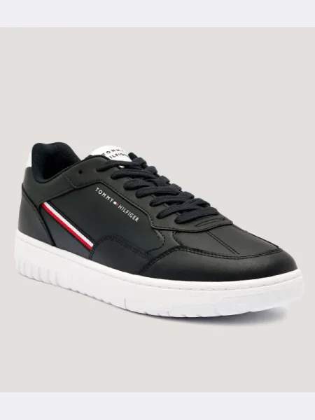 Tommy Hilfiger Teniși din piele BASKET CORE