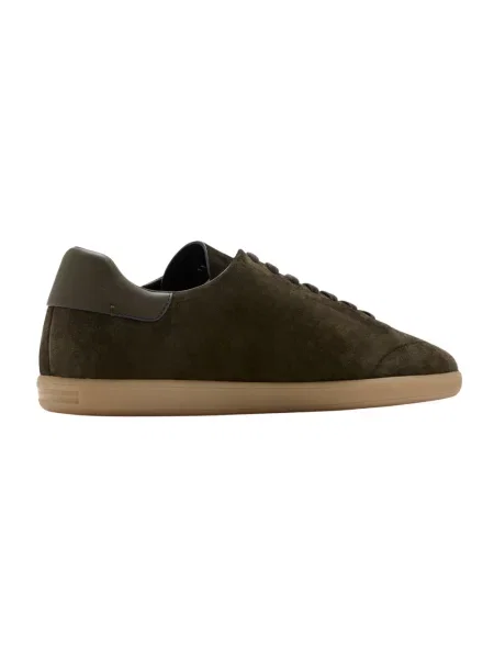 Sneakersy Zegna zamszowe zielone