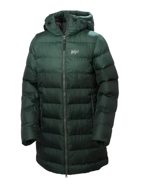 Péřová bunda Helly Hansen Active Puffy Parka jungle green zelená