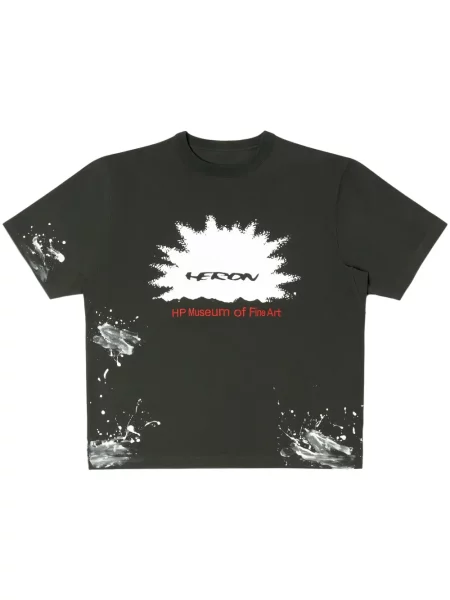 Tricou Heron Preston cu imagine negru