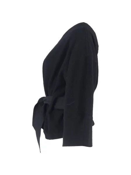 Bluză Lemaire cu decolteu în V negru