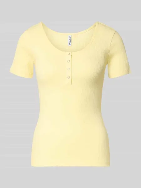 T-shirt o kroju slim fit z mieszanki bawełny ekologicznej Model KITTE' Pieces