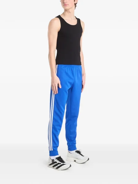 Antrenament grafic tricou Adidas Spezial de jumătate de fermoar negru