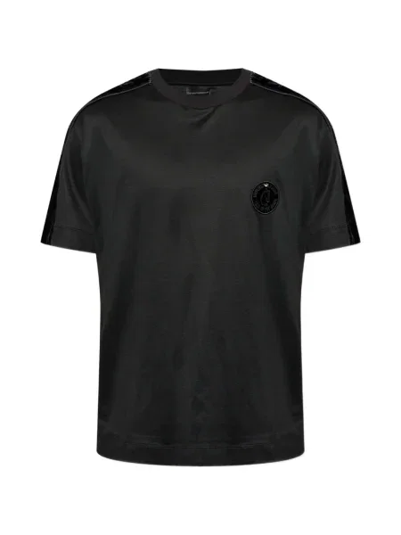 Tricou Emporio Armani cu petice negru