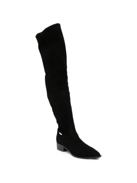 Cizme Liu Jo din piele de căprioară negru