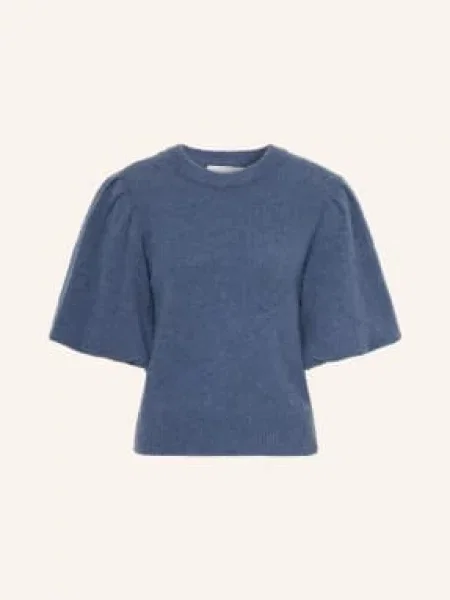 Msch Copenhagen Sweter Z Dzianiny Mschjinie Hope blau niebieski
