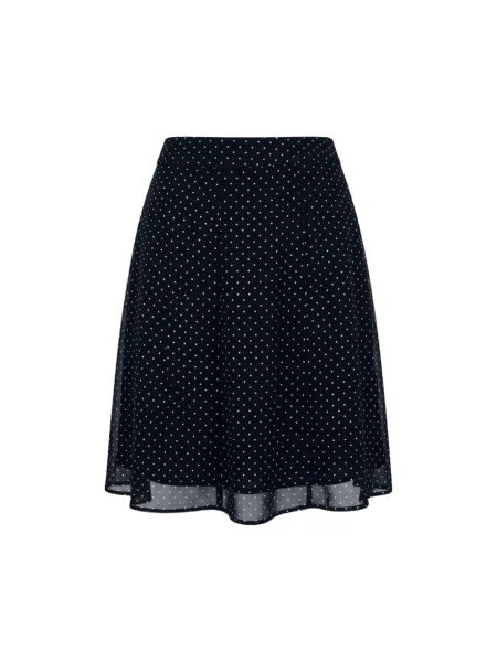 Spódnica midi Trussardi w grochy czarna