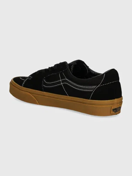 Semišové tenisky Vans černá