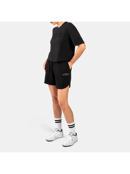 Reebok koszulka Prep Chenille unisex Black Size: czarna