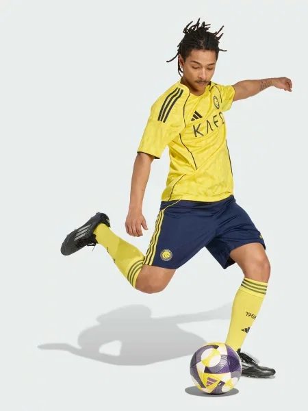 Переработанный спортивные шорты Adidas синие