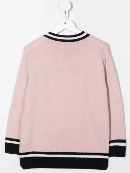 Sweter dziecięcy Emporio Armani różowy