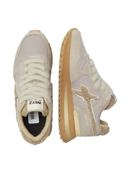Sneakersy W6yz skórzane szare