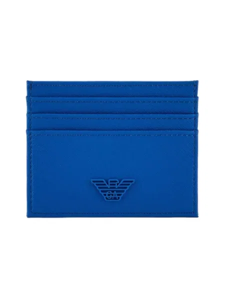 Portfel Emporio Armani niebieski
