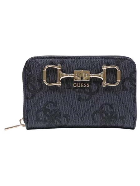 Novčanik Guess s printom crna