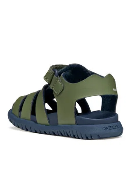 Sandále Geox B Sandal Fusbetto Bo zelená