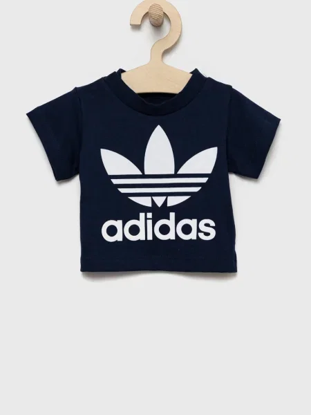 Otroška kratka majica adidas Originals modra