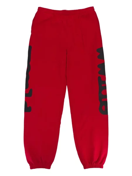 Pantaloni Sp5der roșu