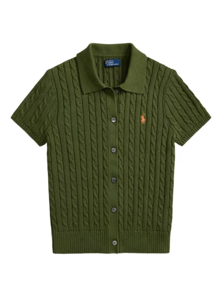 Tricou polo Polo Ralph Lauren cu imagine cu dungi din țesătură twill albastru