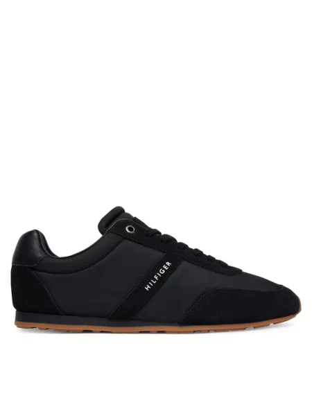 Tommy Hilfiger Sneakers Th Lo Run Icon Summer Mix negru