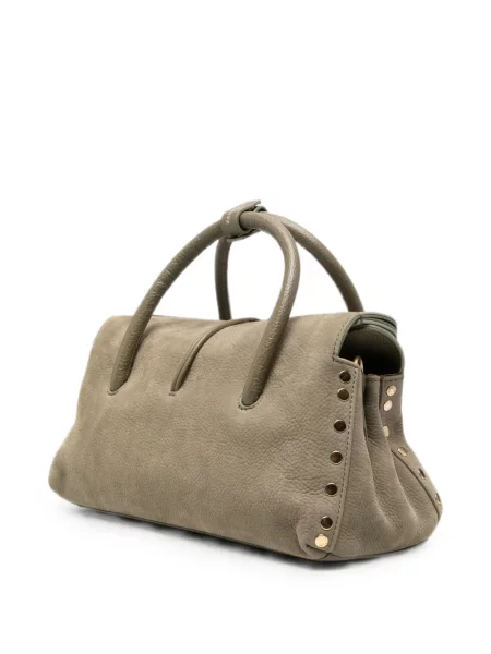 Geantă shopper Zanellato din piele verde