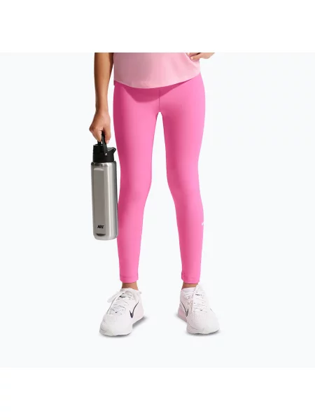 Gyerek leggingsek Nike One playful pink/white. Méret: fehér