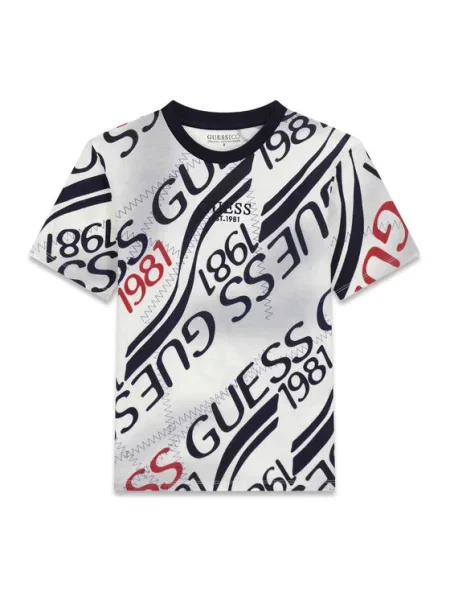 Guess T-Shirt Oversize biały