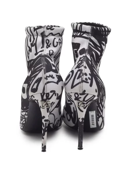 Cizme scurte D&g Preowned cu imagine alb
