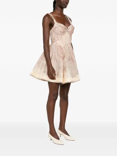 Rochie mini Zimmermann cu imagine evazată