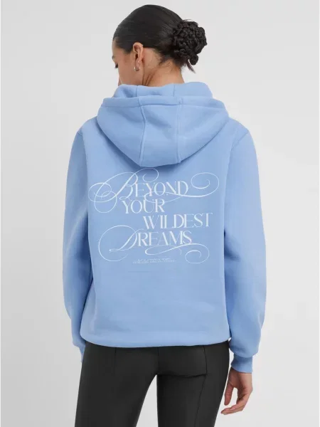 Bluza z kapturem Mister Tee niebieska