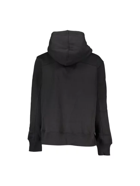 Haftowana bluza z kapturem Calvin Klein czarna